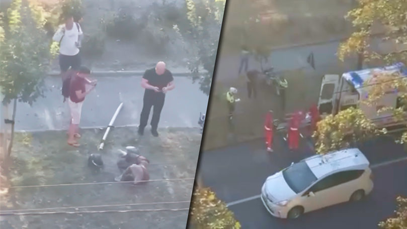 Un alt accident cu implicarea unui motociclist: Victima, la spital