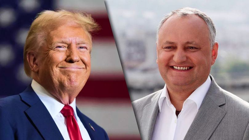 Dodon îl felicită pe președintele SUA: Îi dorim izbândă și perseverență