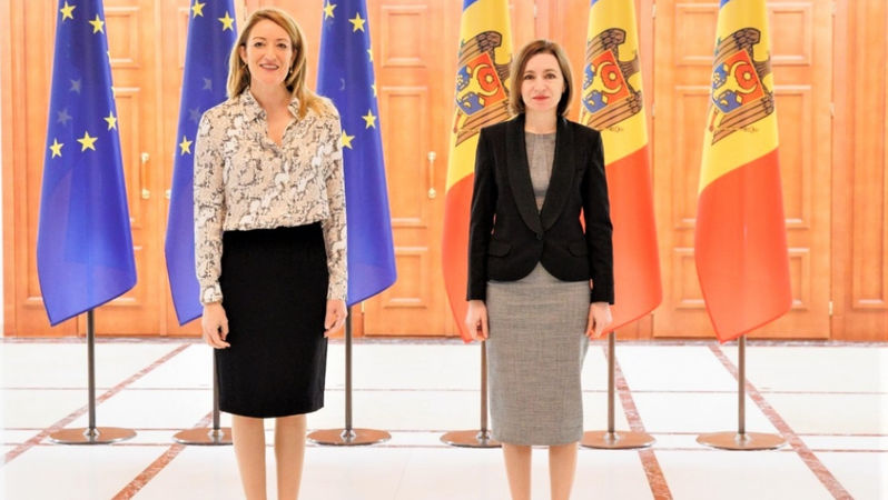 Maia Sandu a felicitat-o pe Roberta Metsola: Așteptăm cooperarea noastră