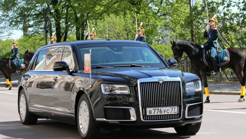 Rusia a început să vândă limuzine similare cu cele utilizate de Putin