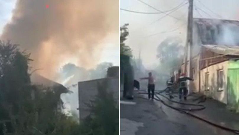 Incendiu în Capitală: O casă veche a ars în sectorul Botanica