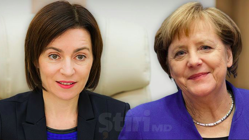 Mesajul Angelei Merkel pentru președintele R. Moldova, Maia Sandu