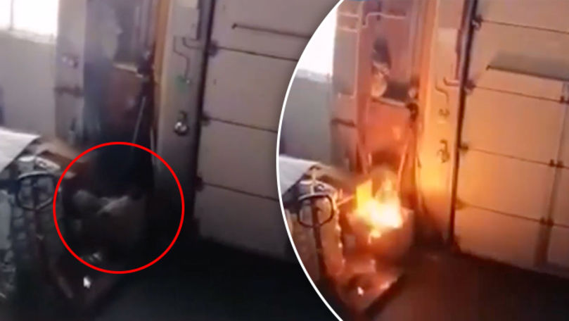 Filmare: Un muc de țigară aruncat la coș ar fi declanșat incendiul uriaș