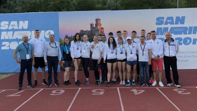 Moldova a ocupat locul 2 la Campionatul ţărilor mici la atletism