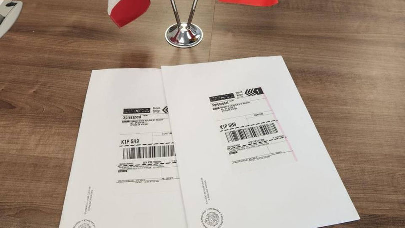 Primele plicuri cu buletine de vot pentru alegeri au fost recepționate
