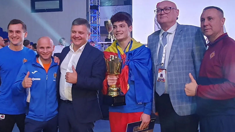 Patru medalii la Europenele U22: Vasile Cebotari, campion european