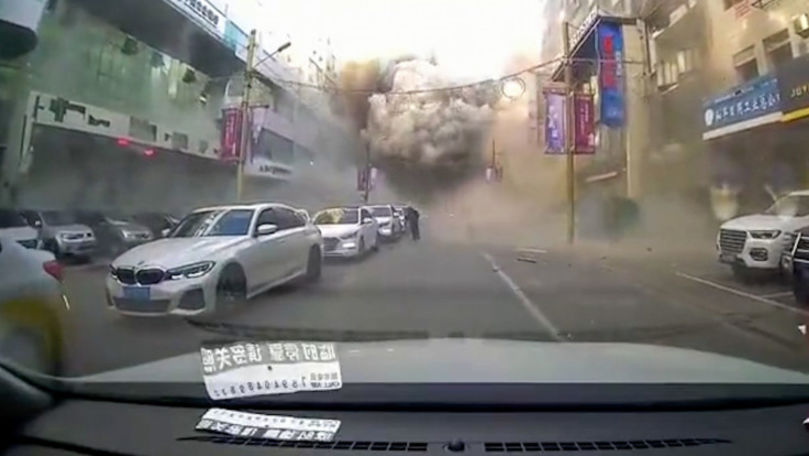 Explozie de proporție, filmată în China: 3 morți și zeci de răniți