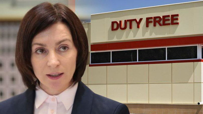 Санду намерена запретить магазины duty free на въезде в Молдову.