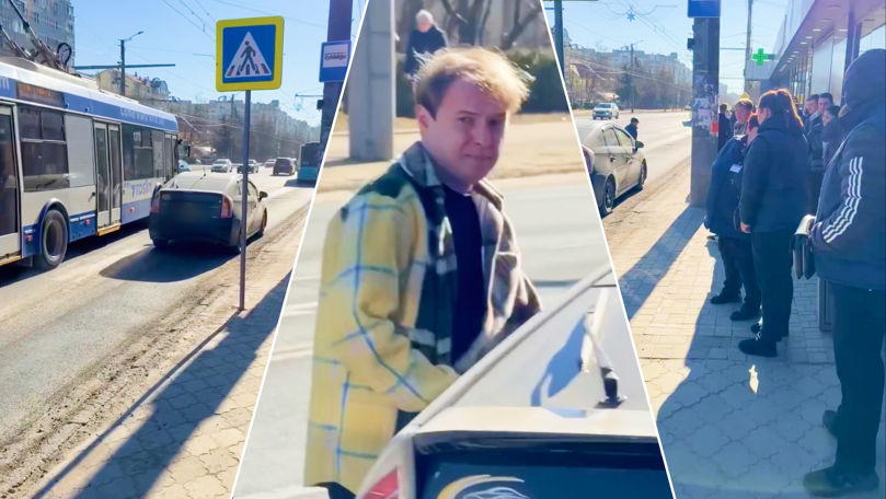 Adrian Prodan, înjurat de un șofer, după ce i-a făcut observație că a parcat pe zebră