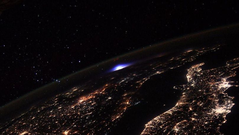 Strălucire misterioasă deasupra Europei, observată de astronauți