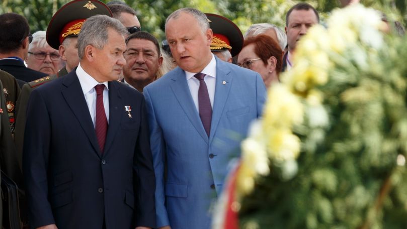 Додон: Возможен новый визит Шойгу в Молдову