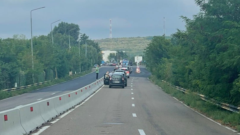 Trafic intens la Leușeni-Albița pe sensul de ieșire din țară