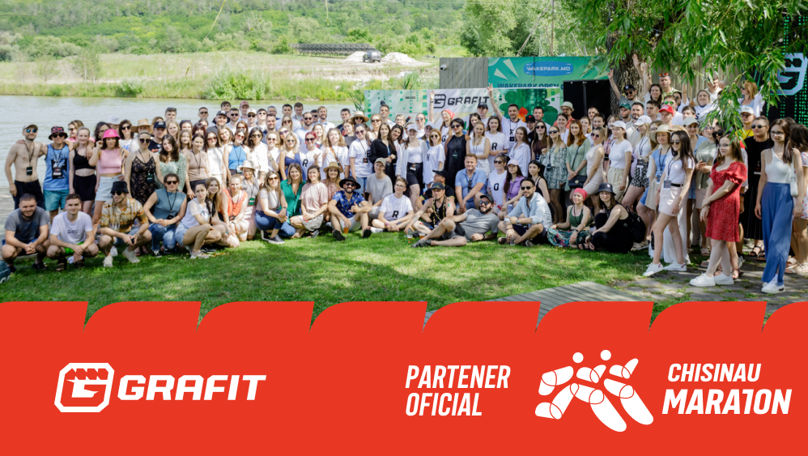 Grafit Holding, partener oficial la Chisinau Marathon 2024 Ⓟ