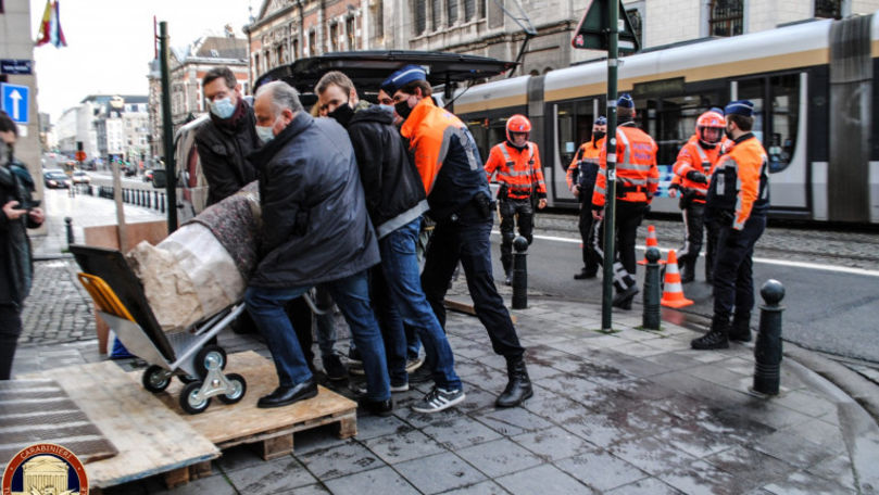 Statuie veche de 2.100 de ani, descoperită într-un magazin din Bruxelles