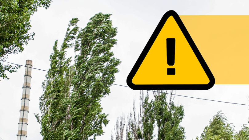 В Молдове объявлено метеопредупреждение в связи с усилением ветра.