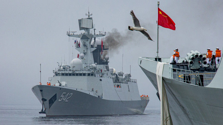 China și Rusia au început exercițiile navale comune în Marea Japoniei