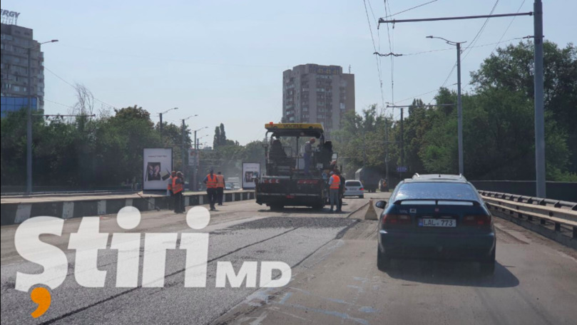 Ambuteiaj kilometric pe viaduct: Sens aproape blocat. Primele imagini