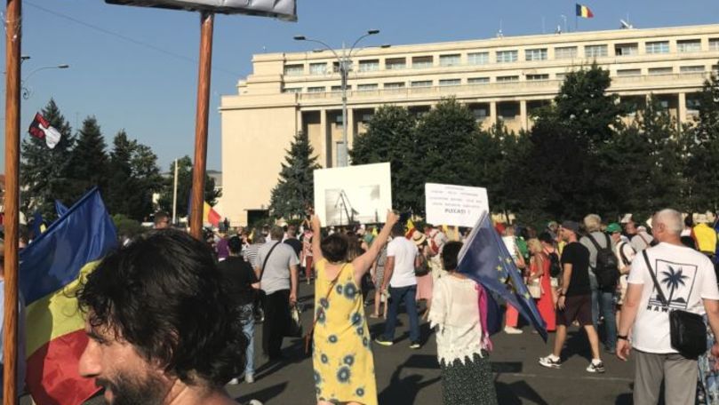 Un grup de protestatari din Moldova au blocat circulația pe DN2