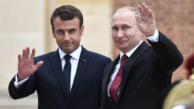Macron, despre Putin: Foarte puternic. Oamenii, mândri de politicile lui