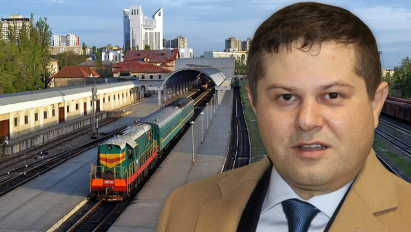 Новый глава "Железной дороги Молдовы" Олег Тофилат. Коллаж: Point.md.