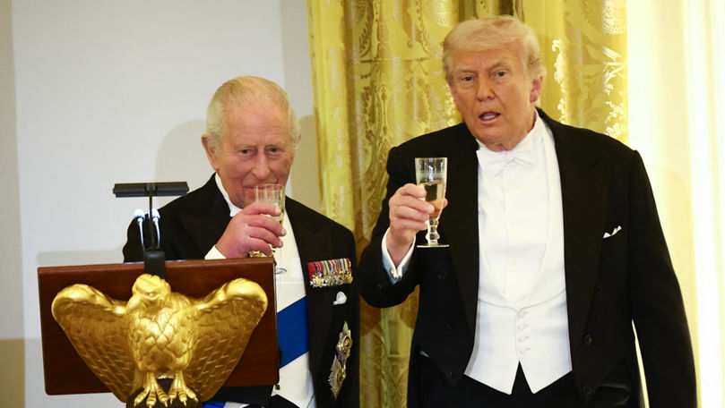 Карл III пошутил о том, как британцы сожгли Белый дом.