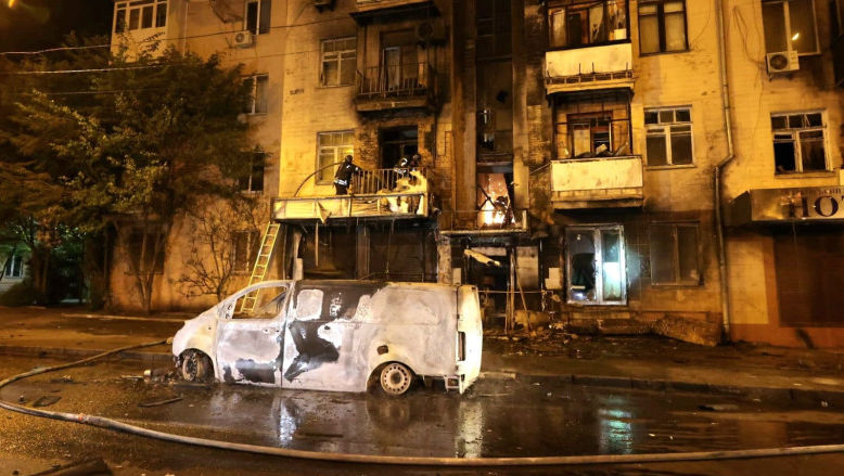 Atac masiv cu drone în Harkov: 47 de persoane au fost rănite