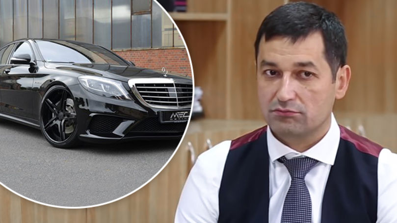 Fostul judecător Oleg Sternioală, surprins cu o mașină de milioane