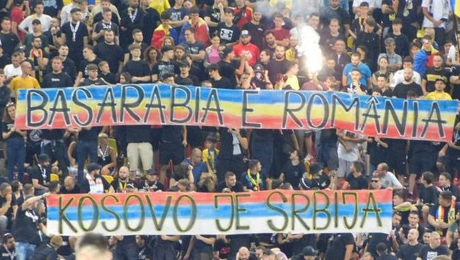 Meciul România-Kosovo, întrerupt din cauza unui banner politic