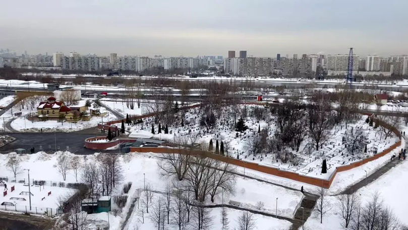 Camere de supraveghere lângă cimitirul unde va fi înmormântat Navalnîi