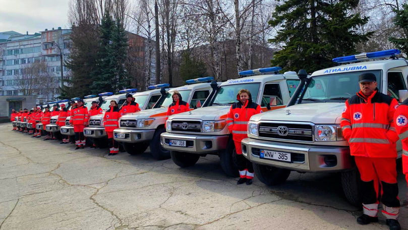 20 de ambulanțe noi, repartizate echipelor AMU din Republica Moldova