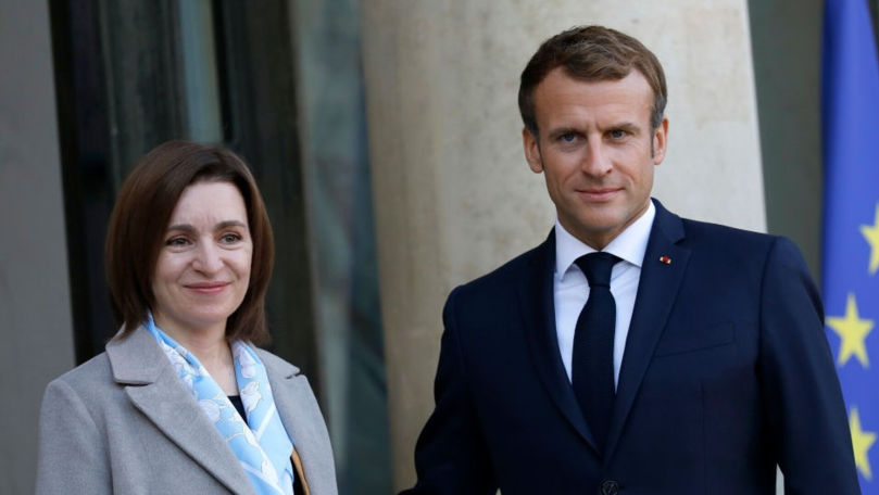 Emmanuel Macron a felicitat-o pe Maia Sandu: Democrația a triumfat