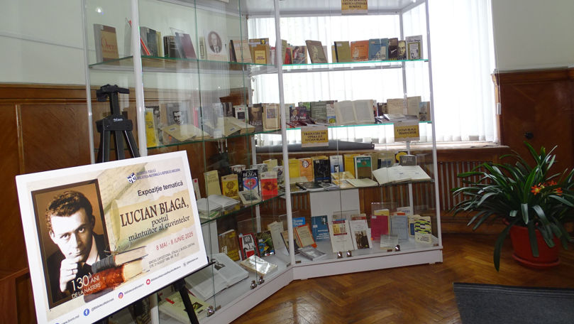 Expoziție tematică dedicată lui Lucian Blaga, la Biblioteca Națională