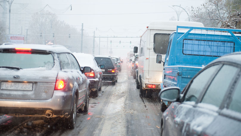 Ninge în țară: Cum se circulă pe străzile din Capitală
