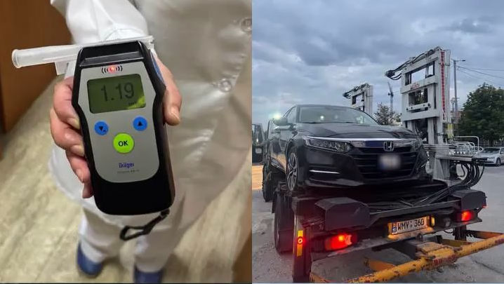 Peste 60 de conducători, depistați în stare de ebrietate în weekend