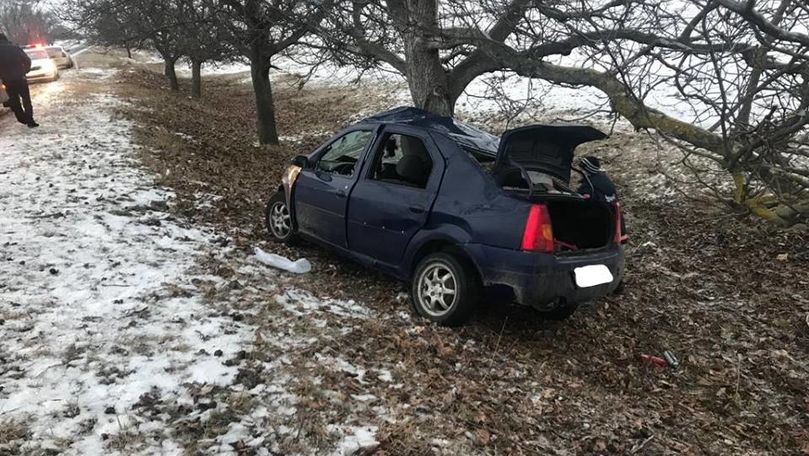 Accident la Cimișlia: 2 morți. Mașina avea anvelope de vară