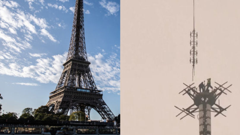 Franța: Turnul Eiffel a devenit cu 6 metri mai înalt