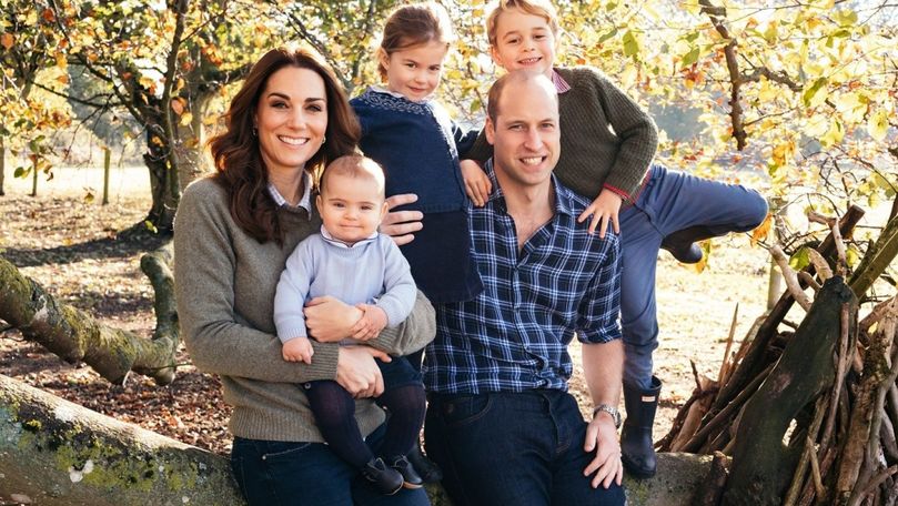 Familia regală britanică a prezentat felicitările de Crăciun
