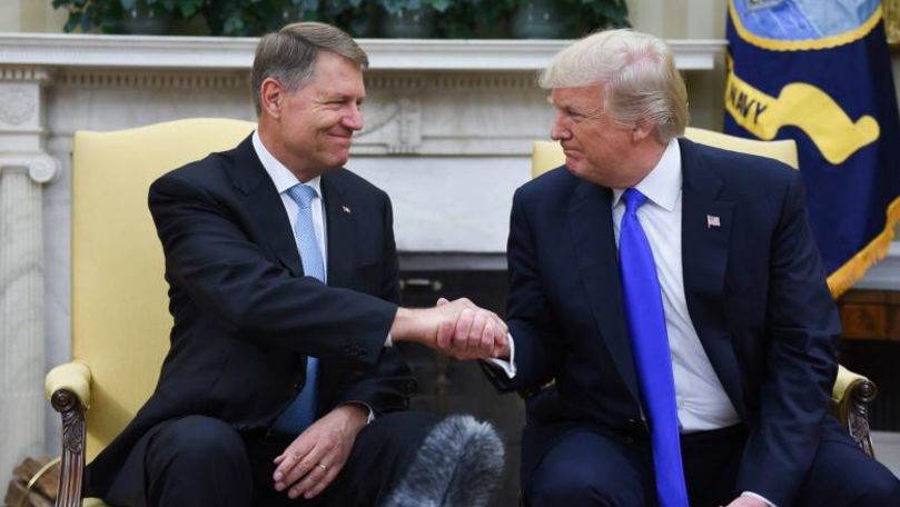 Klaus Iohannis l-a invitat pe Donald Trump să vină în România