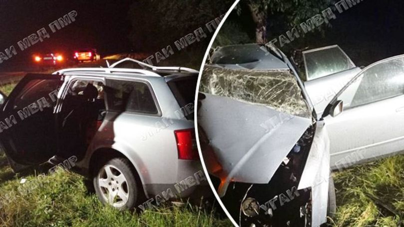 Un șofer beat a provocat un grav accident la Dubăsari: 2 tineri în comă