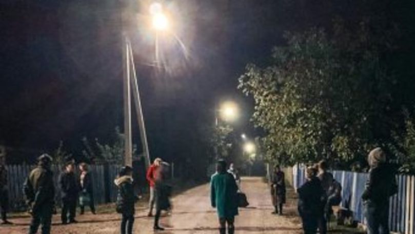 Comună din Sângerei, asigurată cu iluminat stradal cu susținerea SUA