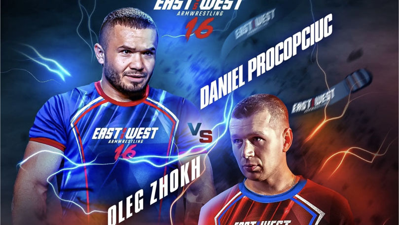 Armwrestling: Daniel Procopciuc se va confrunta cu Oleg Zhokh