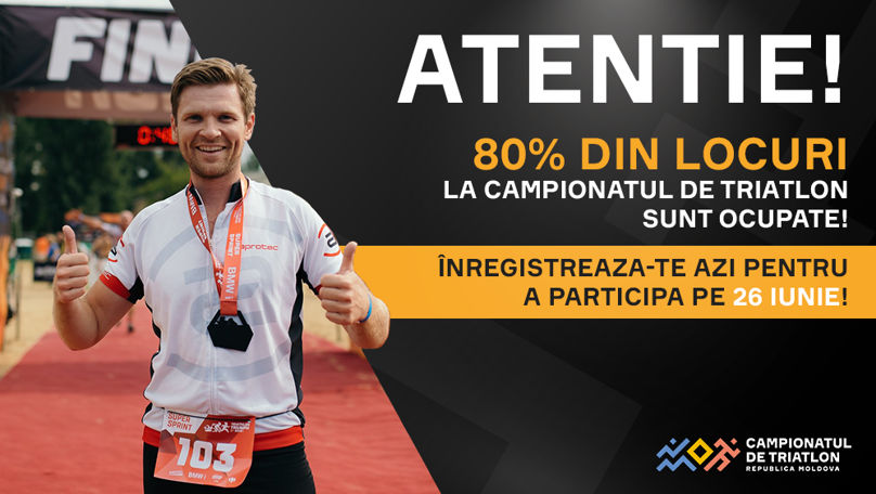 Triatlon 2022: E timpul să te înregistrezi. 80% din locuri, deja ocupate