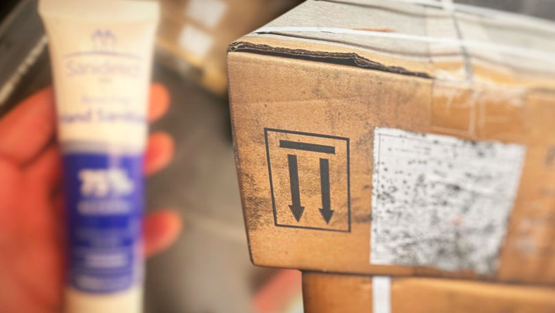 На таможне в Кишиневе изъяли почти 15 тонн просроченного антисептика для рук.