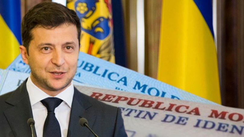 Zelenski: Moldovenii vor putea merge în Ucraina doar cu buletinul