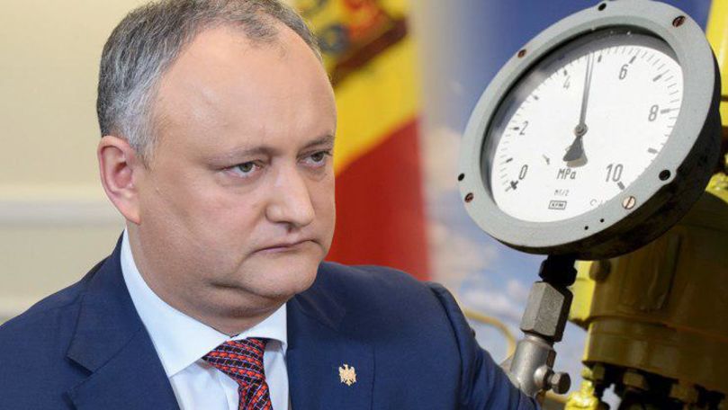 Dodon: Moldovagaz planifică o creștere cu 35% a tarifelor la gaze