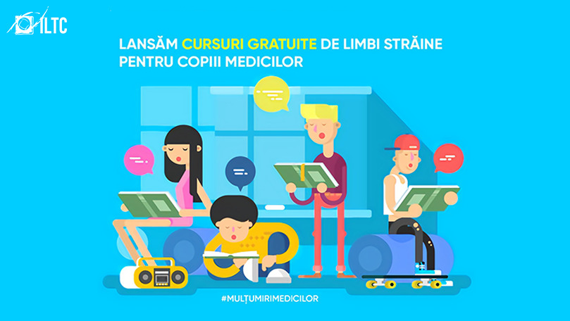 ILTC: Cursuri gratuite de limbi străine pentru copiii medicilor (P)