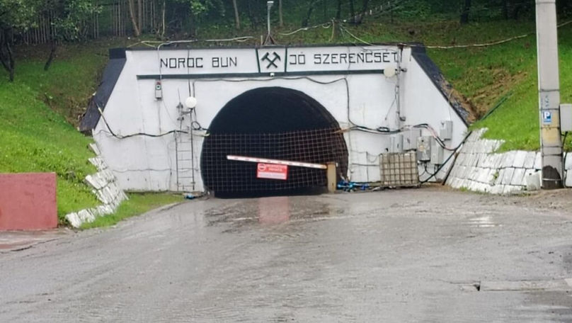 Salina Praid din România, închisă după ce a fost inundată