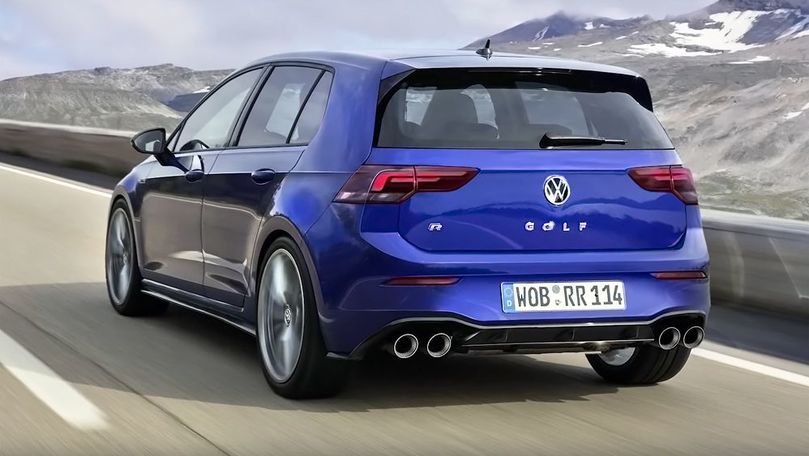 Prima imagine oficială cu interiorul noului Volkswagen Golf 8