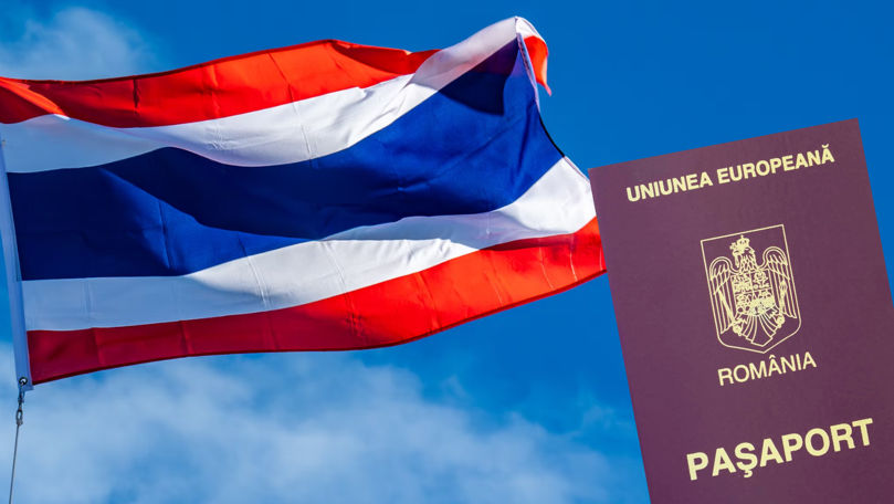Moldovenii cu cetățenie română vor putea călători în Thailanda fără viză