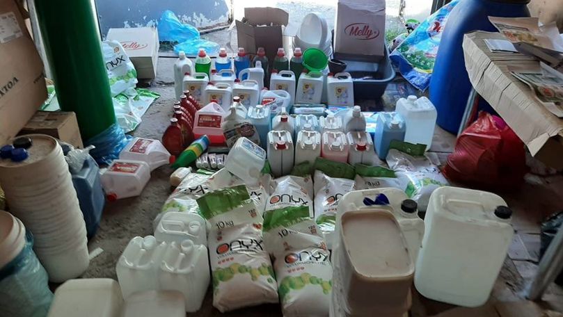 Detergenți contrafăcuți în Moldova: Marfa de 80.000 lei, confiscată